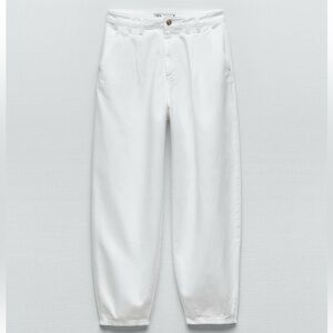 Zara White Jeans
